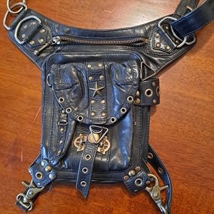 Jungle tribe gotic black bag